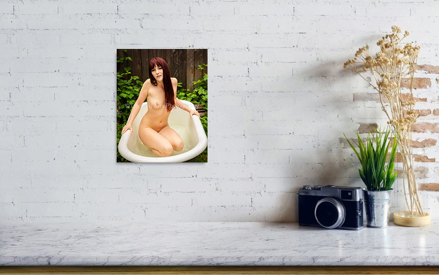 Print - Backyard Bather