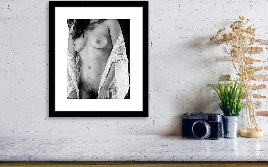 Print - Nude View 2 Black and White